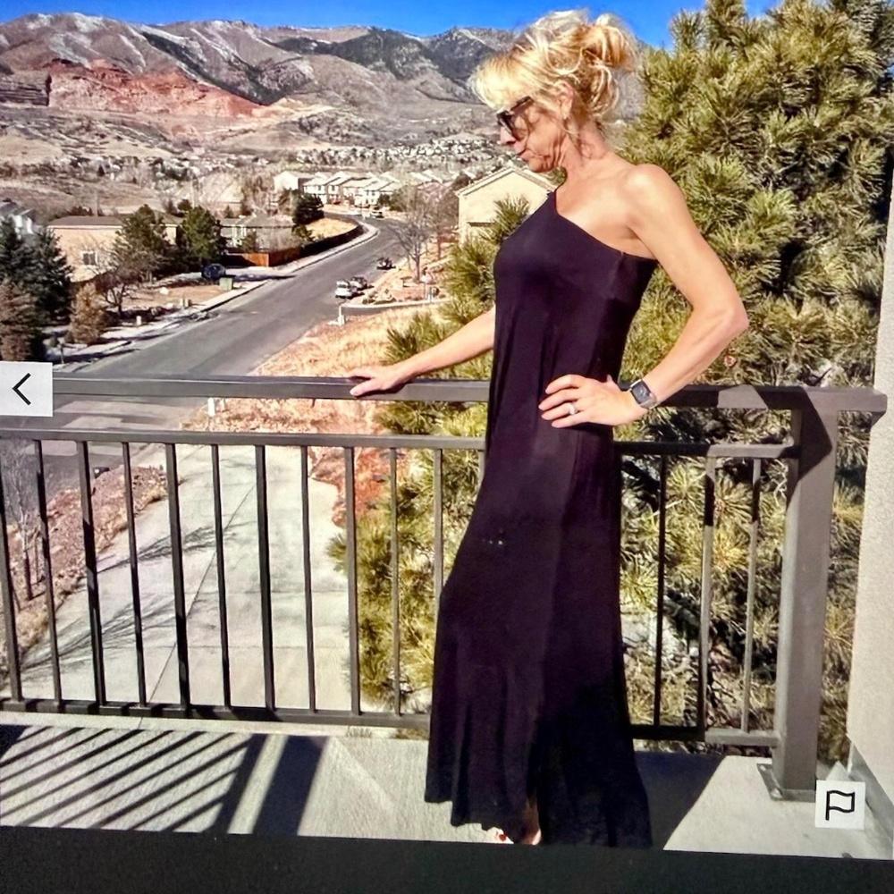SOMA SOFT JERSEY One-Shoulder Maxi Bra Dress.  NWT * XL* - Picture 7 of 7